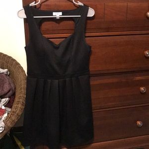 Candies knee length black dress